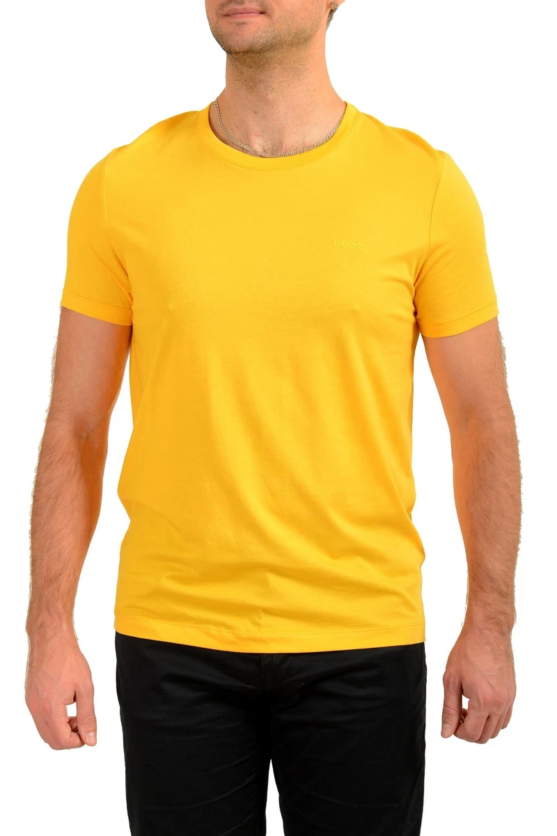 HUGO BOSS Yellow T-Shirts for Men for sale | eBay