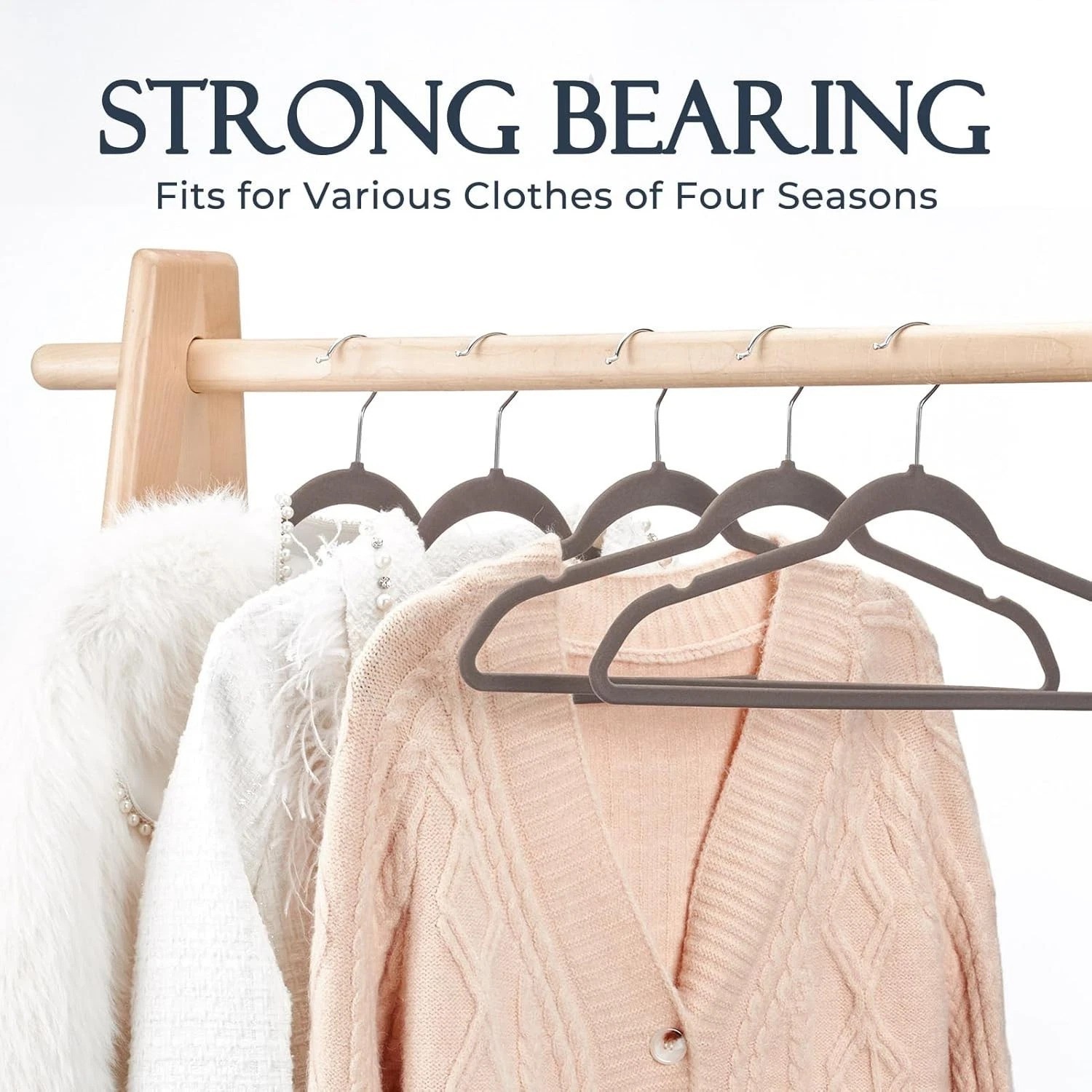 Luxury 60 Pack Velvet Hangers with Anti-Slip Design for Optimal Clothing Care