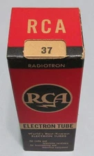 RCA TYPE 37 TRIODE - NOS/NIB - TESTED - 952 DATE CODE
