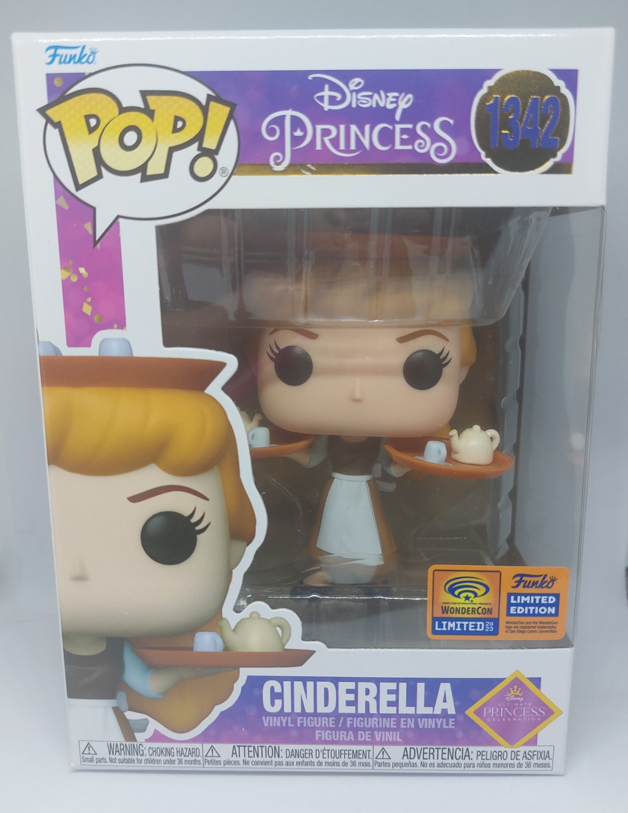 Funko Pop #1342 Disney Princess Cinderella 2023 Wondrous Convention Exclusive