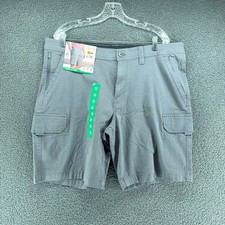 New Copper  Oak Cargo Shorts Mens 38 Gray Venture Ripstop Stretch NWT