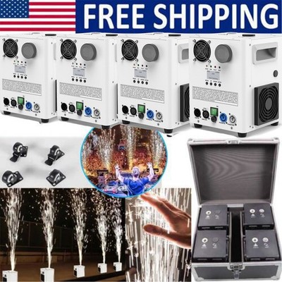 1200W Cold Spark Machine Stage Effect DMX Firework DJ Event Wedding Free Power