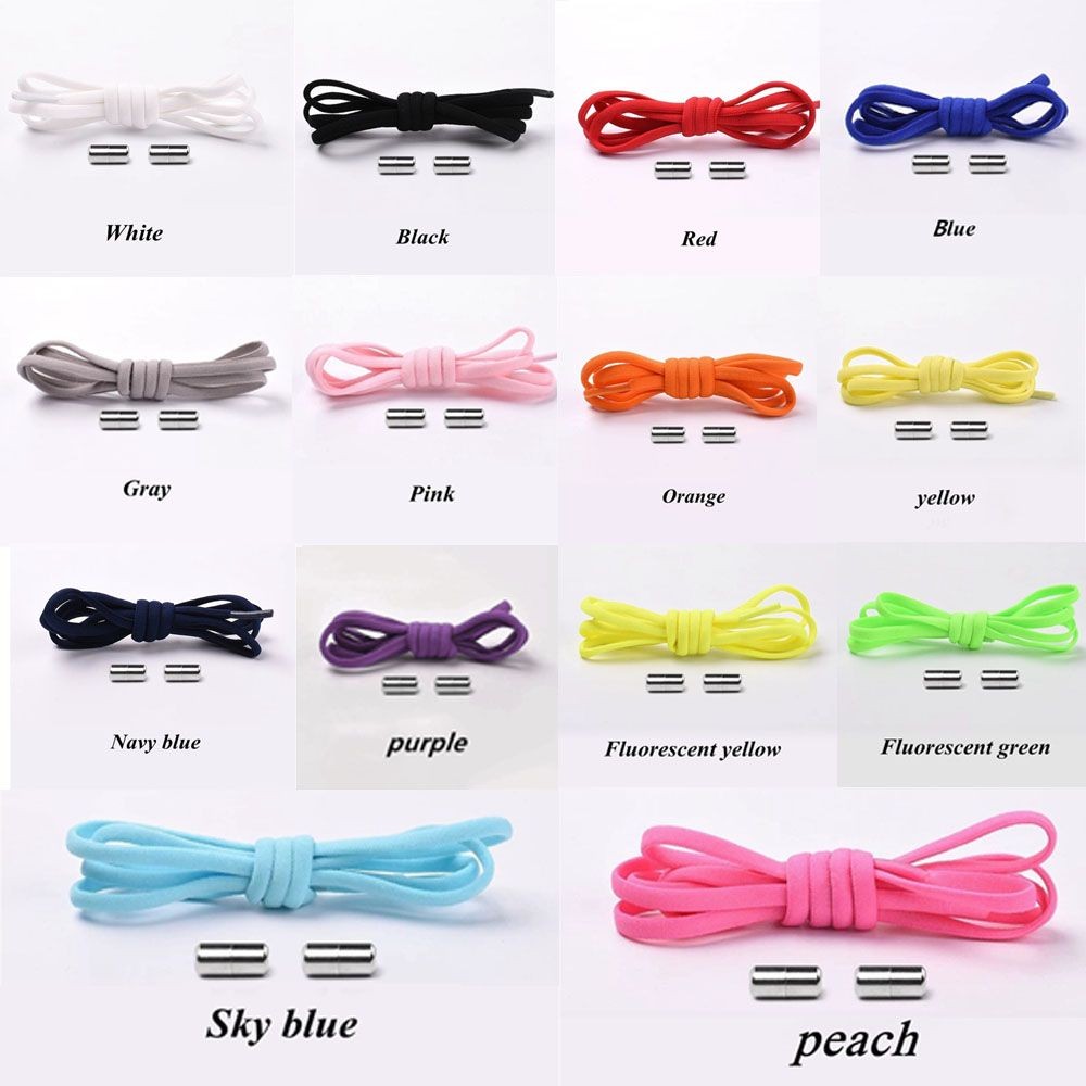 APL Lacci per scarpe elastici con punta senza lacci lacci scarpe sneakers lacci rapidi pigri