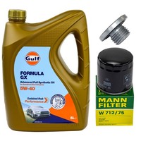MotoröL Filter Set 5W-40 5 Liter + ÖLablassschraube FüR Chevrolet Opel Vectra B
