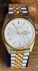Seiko Men's Presidential Day-Date Two-Tone Quartz Watch 7N43-8110