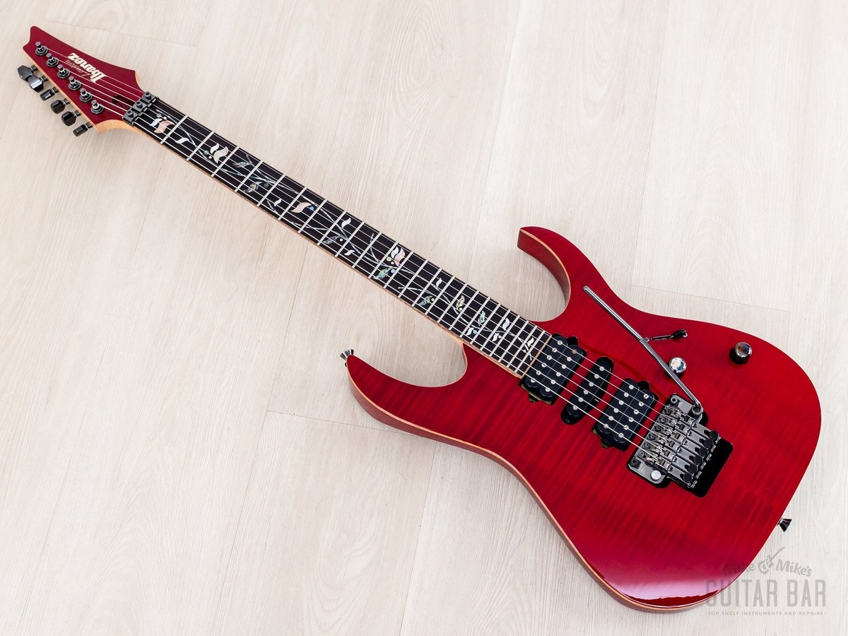 2013 Ibanez J. Custom RG8570Z Red Spinel AAA Maple w/ Case, COA | eBay