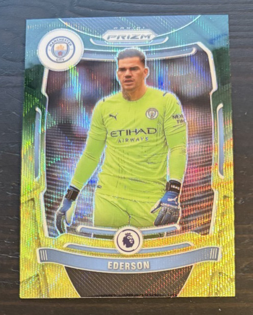 2021-22 Prizm Premier League EDERSON Green Yellow Prizm #1