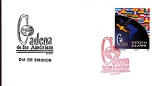 AMERICA COMMUNICATIONS SYSTEMS SATELLITE TELECOM 1992 MEXICO FDC