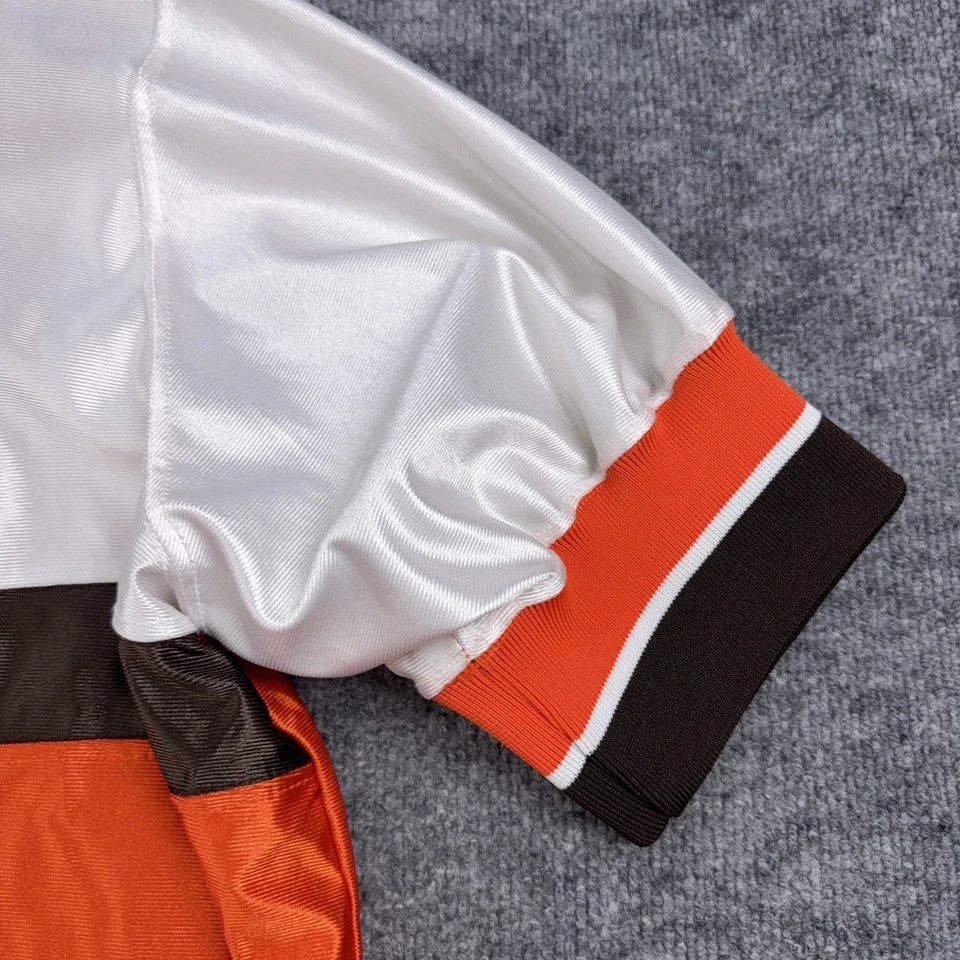 Camiseta deportiva a presión verde boliche BGSU Falcons XL en blanco Pro Pak Speedline años 90 Foto 3 de 4