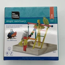 All Living Things Singin’ Sanctuary Bird Toy ~ Small Birds-NIB
