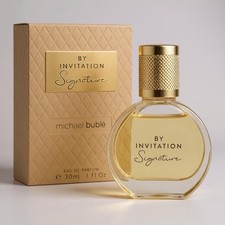 MICHAEL BUBLE BY INVITATION SIGNATURE 100ml EDP SPRAY NEW SEALED BOX | FREE P&P