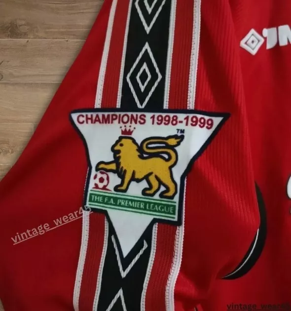 David Beckham #7 Manchester United 1998-1999 Long Sleeve