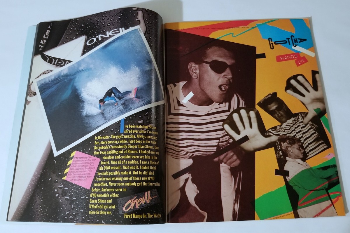SURFER MAGAZINE 1986 MARK RICHARDS SURF MR SURFING SURFBOARD VTG
