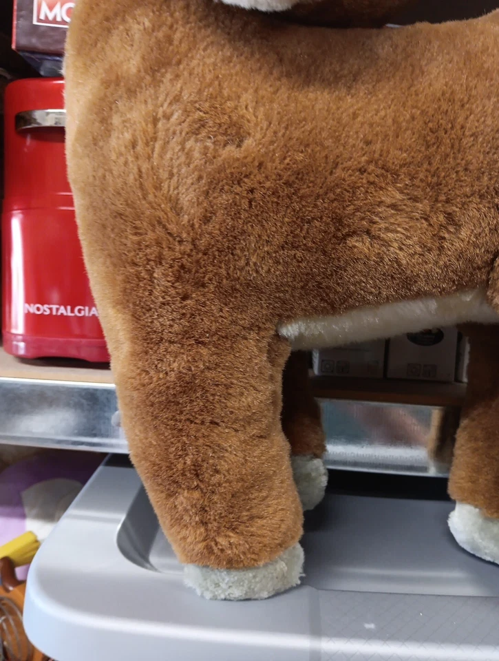 Campana de juguete de peluche Applause Rodolph el reno nariz roja 215122  Foto 4 de 4