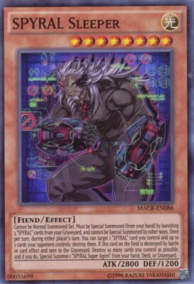 SPYRAL Sleeper - MACR-EN086 - Super Rare - Unlimited - Yu-Gi-Oh!