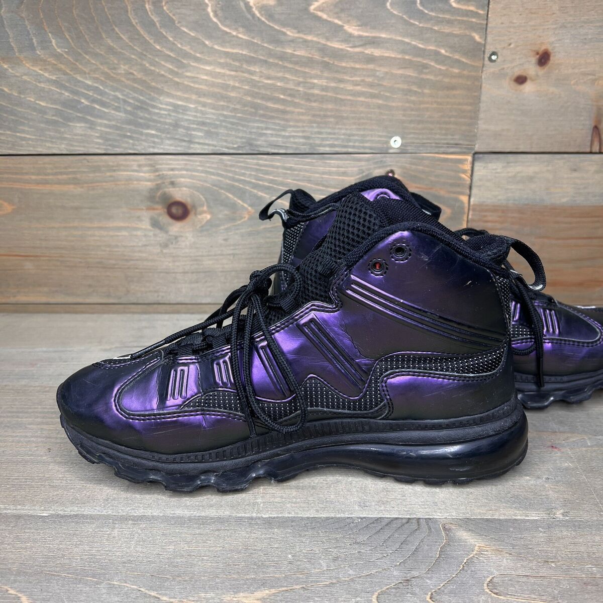 Nike Air Max Jr Ken Griffey Purple Metallic 443965-050 GS Nike Air Max Jr Ken Griffey Purple Metallic 443965-050 GS