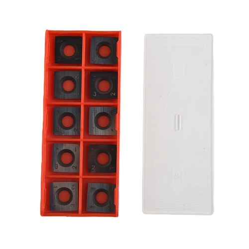 10 Stck. 15x15x2,5 mm - R150 Vierkant Hartmetall Schneideinsätze Radius Ersatz Neu - Bild 2 von 20
