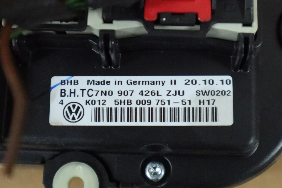 Volkswagen CC 2010 2011 2012 2014 control de temperatura de calor OEM 5HB009751 Foto 3 de 4