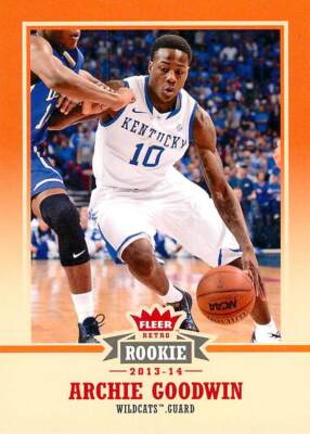 Archie Goodwin 49 2013-14 Fleer Retro - Kentucky Wildcats - Rookie RC