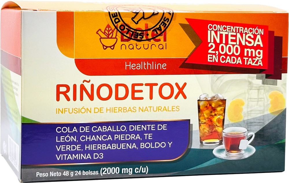Rinodetox Tea by Betel Natural - Natural Kidney Support - 24 Tea Bags