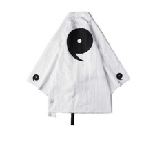 Niepce Streetwear Japanese White Kimono Graphic Tee Ninja Short Sleeves Shirt