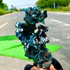 265G Natural copper mine+malachite Primitive mineral specimen Gemstone Rare