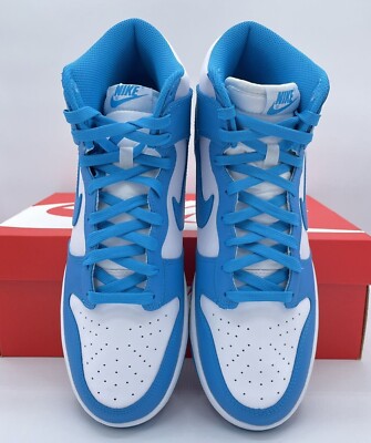 Size 11.5 - 2022 Nike Dunk High Hi Retro Laser Blue White  display picture 2