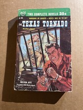TEXAS TORNADO / THE LOBO HORSEMAN vintage Ace Double paperback WESTERN