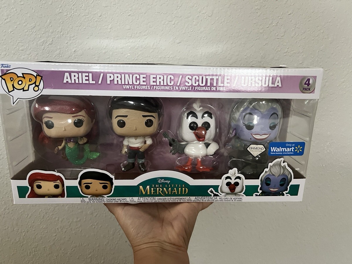 Funko Pop! Disney The Little Mermaid 4 Pack WMT Exclusive Funko Pop! Disney The Little Mermaid 4 Pack WMT Exclusive