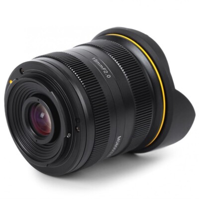 Kamlan 15mm F2.0 APS-C Manual Focus Lens for Canon EOS-M / Sony E