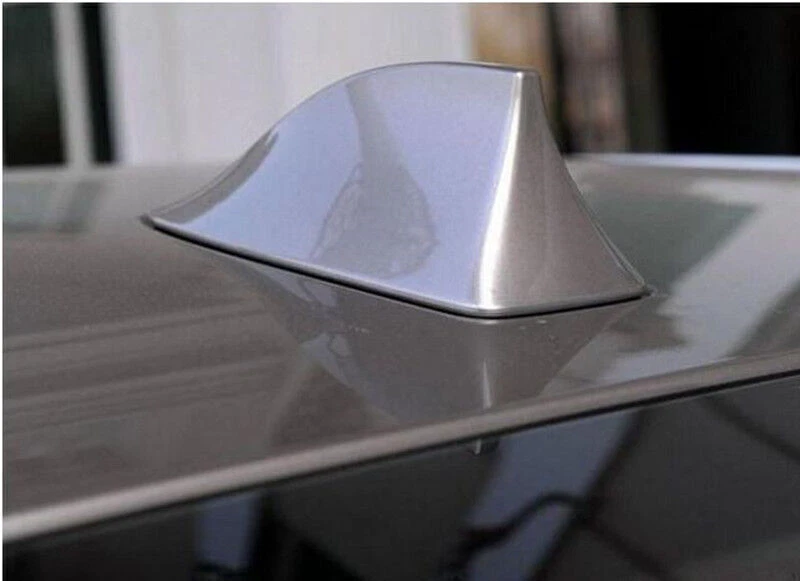 Antena aérea de señal AM/FM radio especial aleta tiburón techo automático gris universal Foto 2 de 4