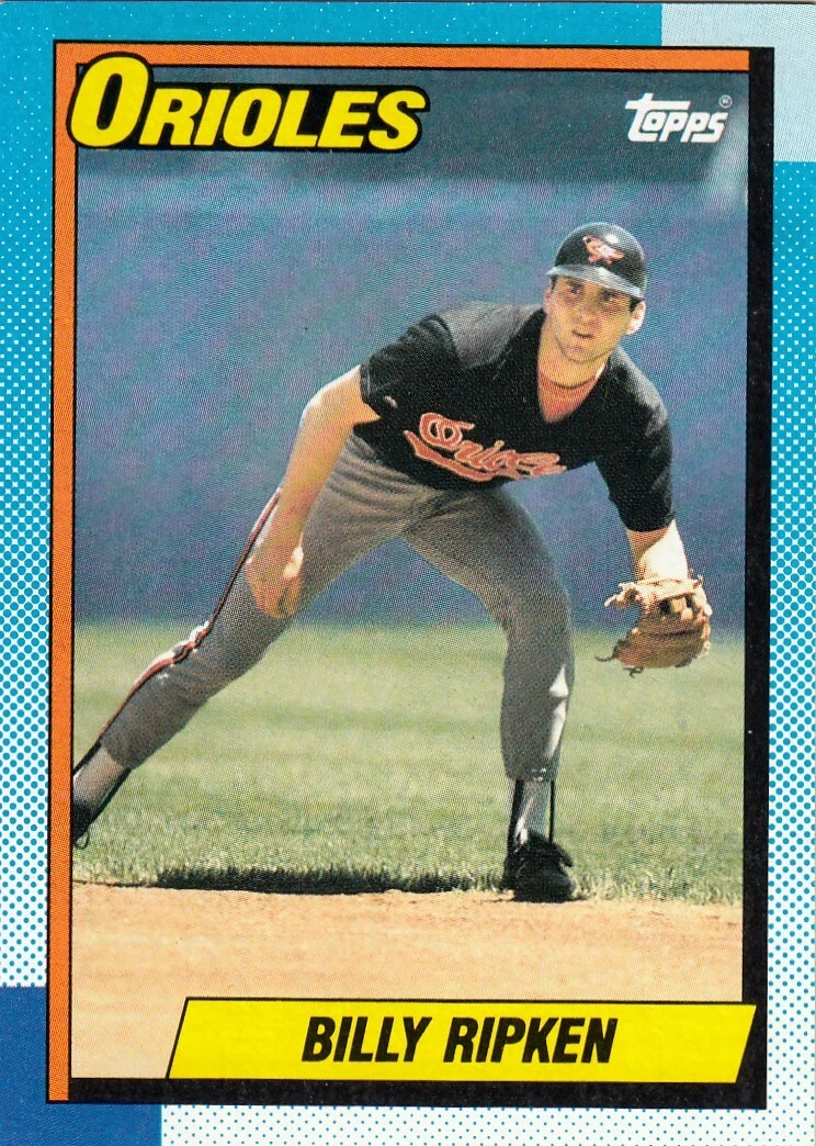 1990 Topps #468 Bill Ripken - NM Orioles  Free Shipping