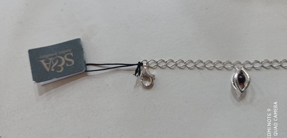 BRACCIALETTO  donna   S&A  AMBRA  e  argento  925 mm - Immagine 3 di 3