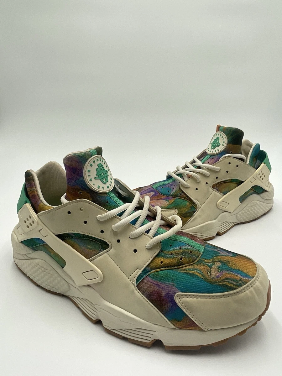 Nike Air Mens 11 Huarache Run Print Alternate Galaxy Running Shoes Sneakers Size 11 - Nike Air Huarache Run Print Alternate Galaxy for  main image 3