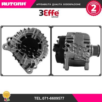 ALTS620V Alternator (3 EFFE - ORIGINAL VALEO)