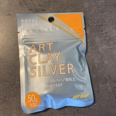 Art Clay Silver 50g (1.76oz) Sterling Silver Clay A-275 Total 3 Pieces