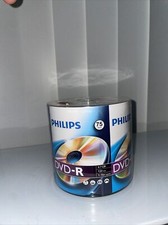 New Philips Blank DVD R 75 Disc Spindle 4.7GB Data 120min Video 1-16X Speed