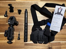 Insta360 114cm Invisible Selfie Stick + Motorcycle Mount + Chest Mount X3 X4 X5