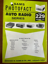 Sams Photofact Auto Radio Series AR-229 November 1976