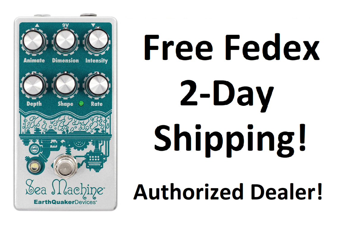 EarthQuaker Sea Machine V3 Analog Chorus Pedal for sale online | eBay