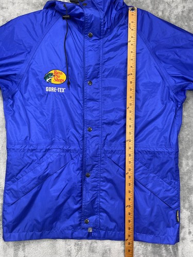 Bass Pro Shops Men's Gore-Tex Performance Series Hoodie Jacket Size Large Blue - Picture 4 of 9