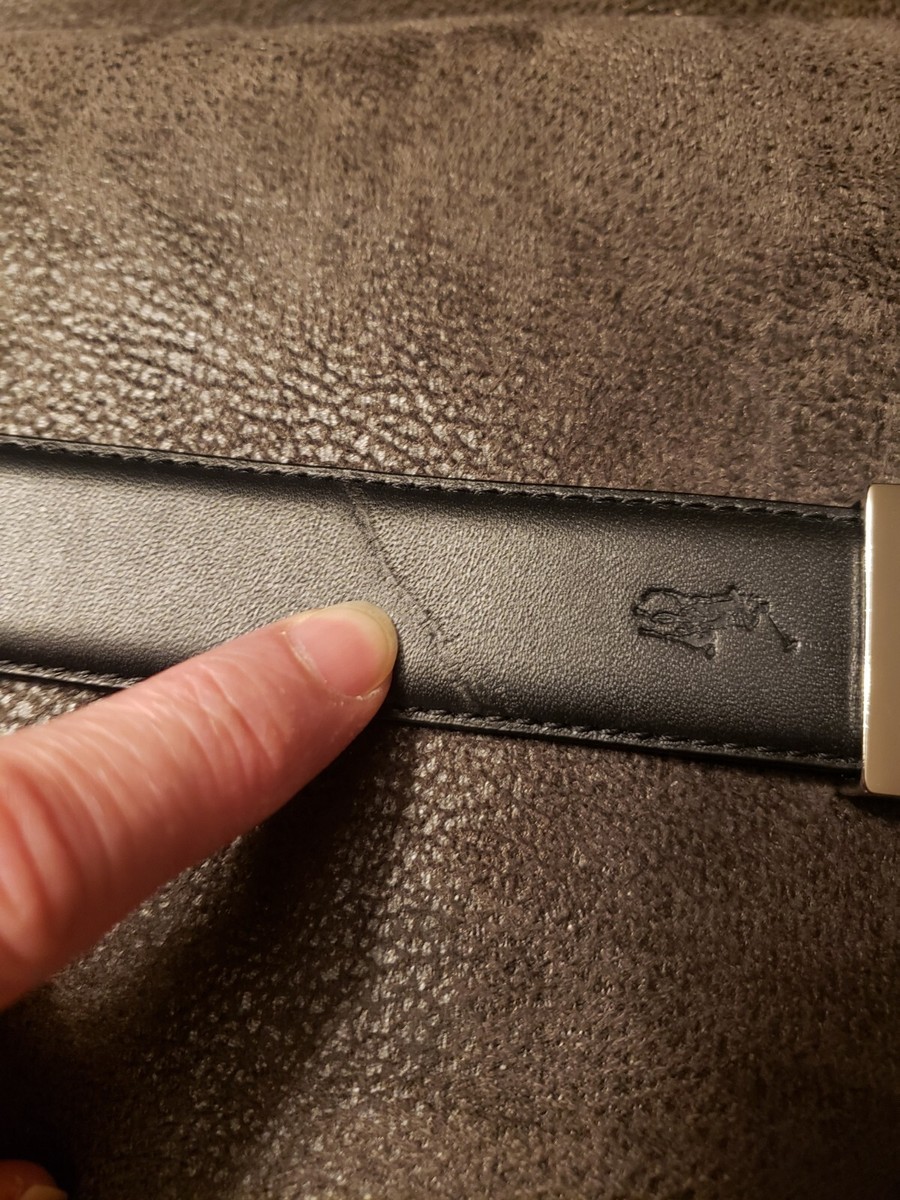 Polo Ralph Lauren Reversible Belt Black/ Brown Leather
