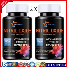 Nitric Oxide Booster, L Arginine Extra Strength Nitric Oxide & Circulation Boost
