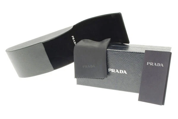 Authentic PRADA Sunglasses PR 53QS 5AV5S0 TRIANGLE GUNMETAL GREY