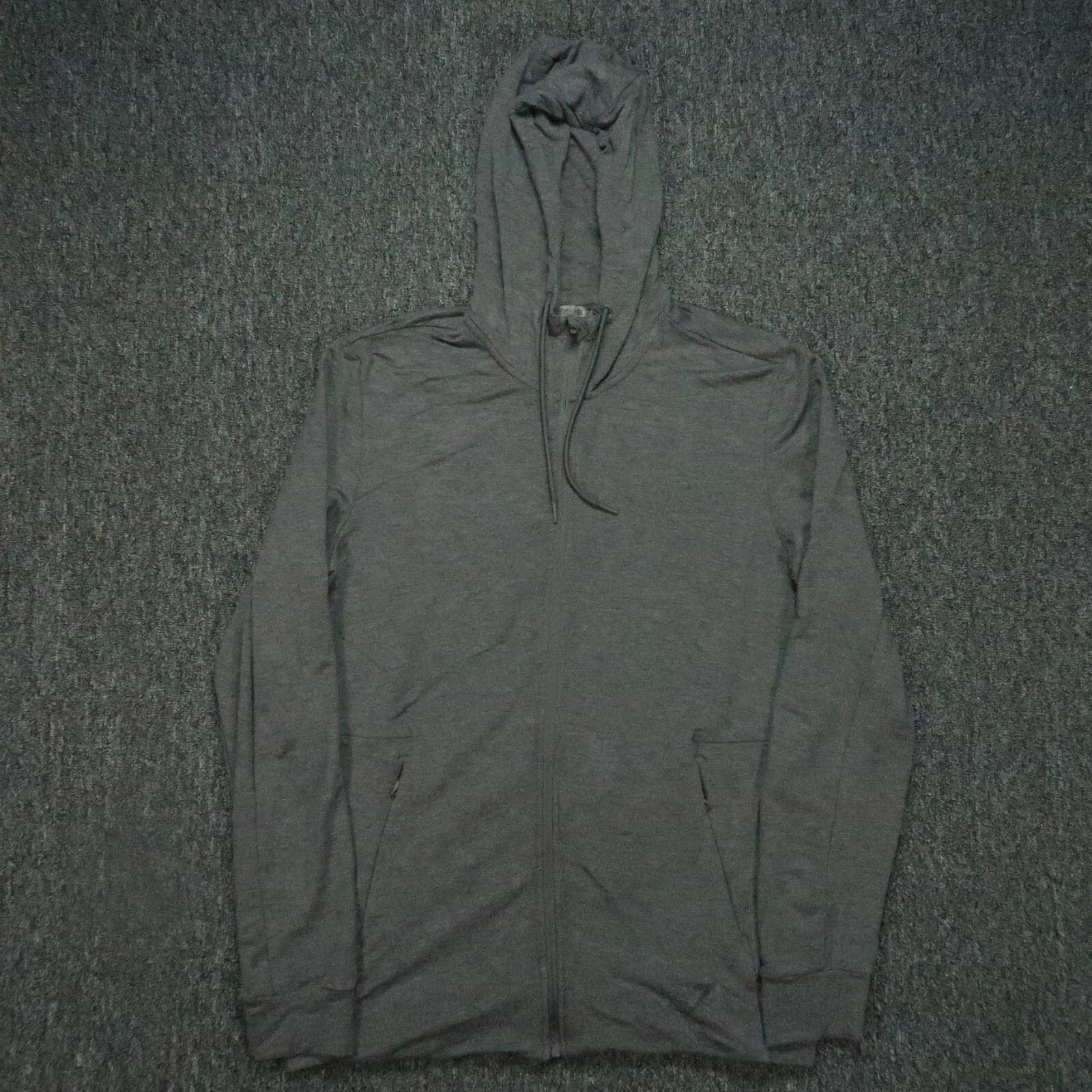 gymshark full zip pockets hooded fitness running gym hoodie
