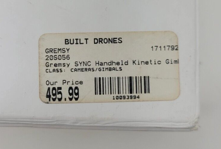 Gremsy Sync Handheld Kinetic Gimble.