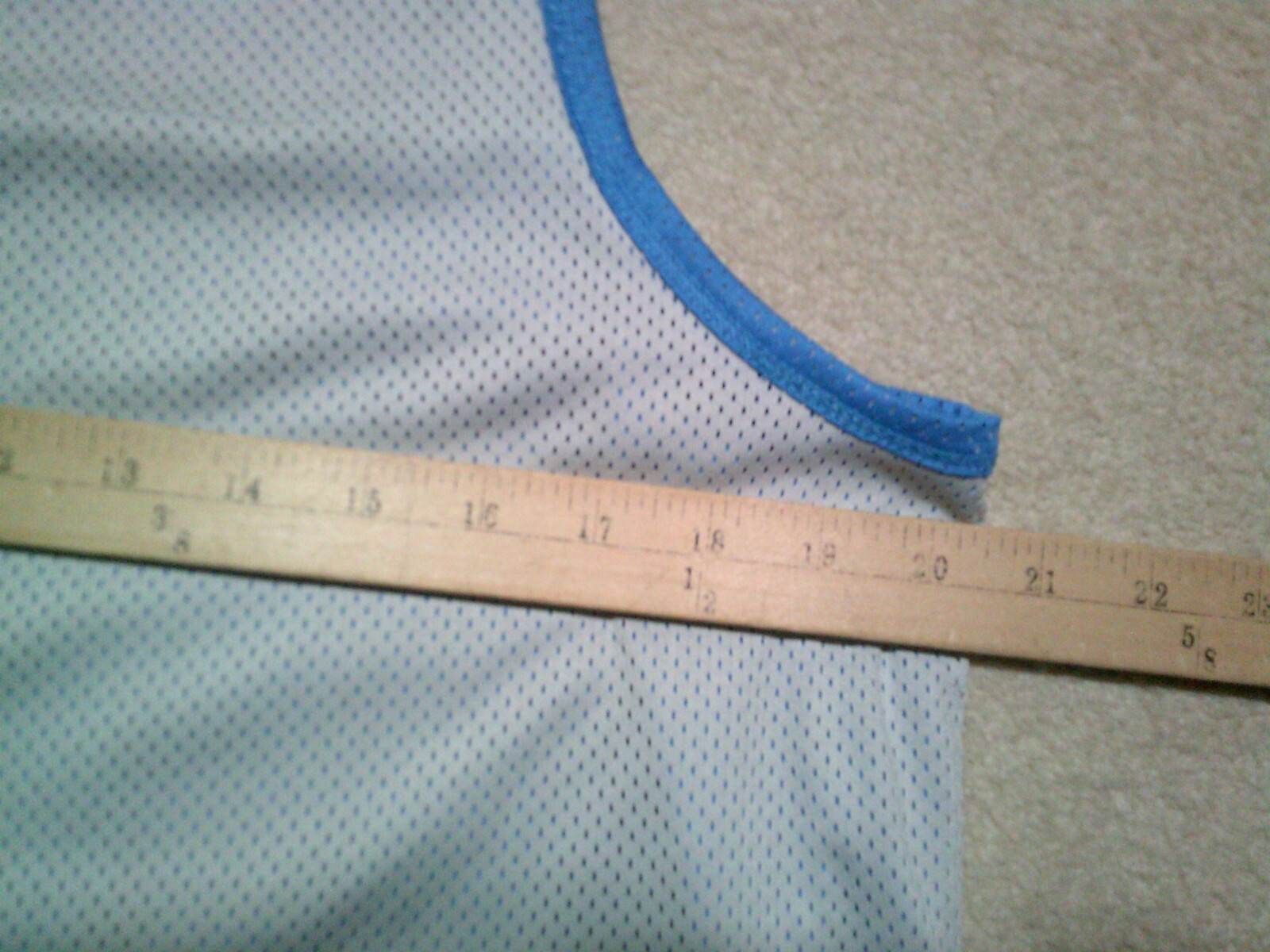 Fabletics Reversible Jersey Mens Medium Gray Blue - image 7