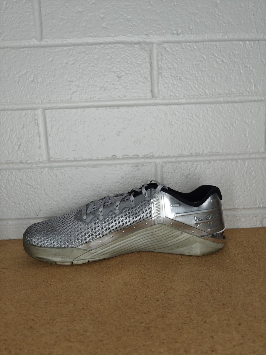 Size 13 - Nike Metcon 6 Premium Metallic Silver for sale
