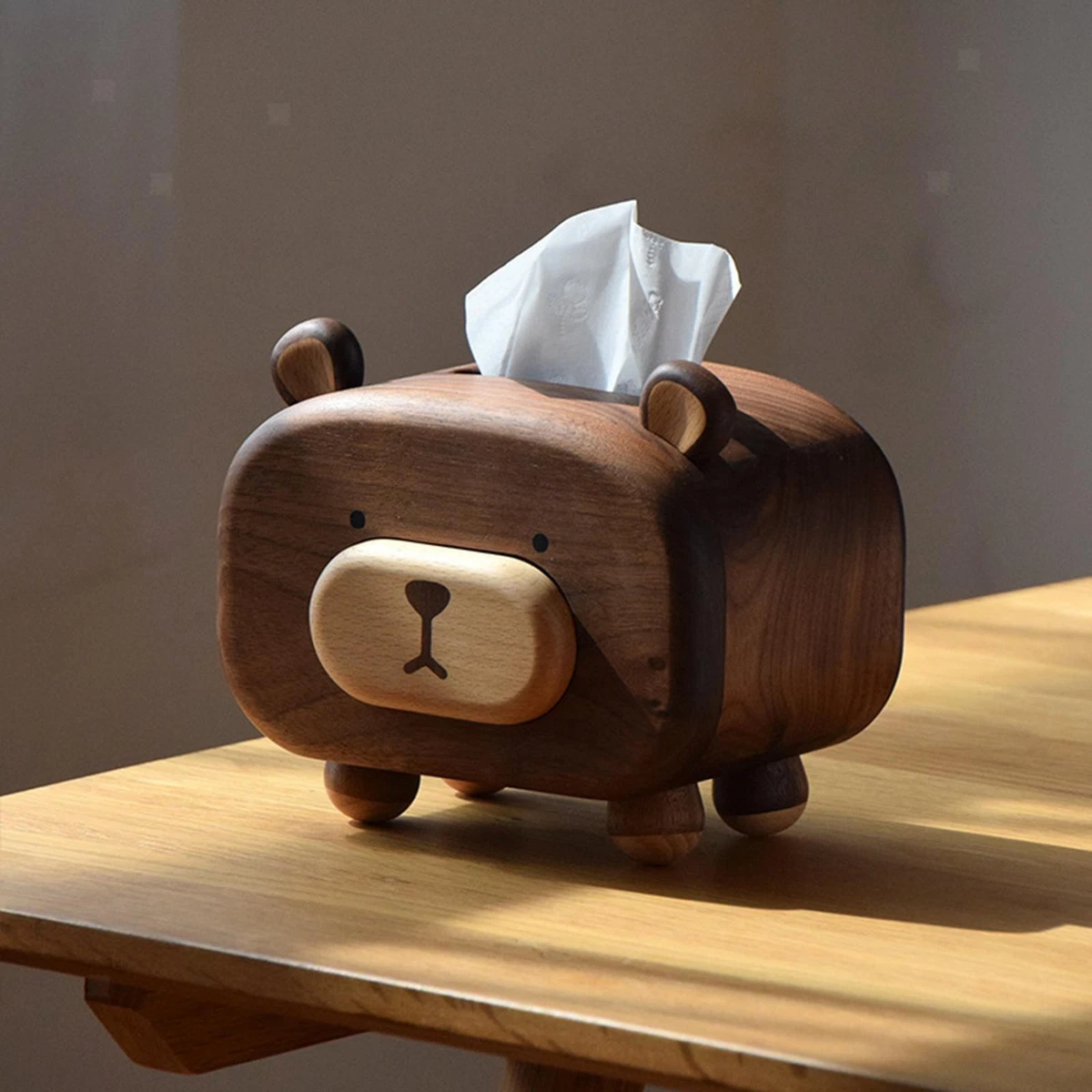 Facial tissue box deals holder
