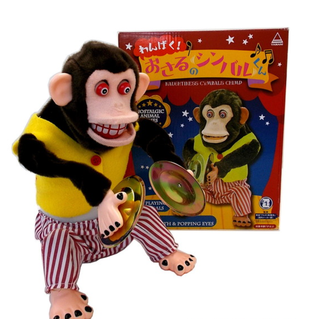 YAMANI Musical Jolly Chimp Monkey Doll Toy Story Naughtiness